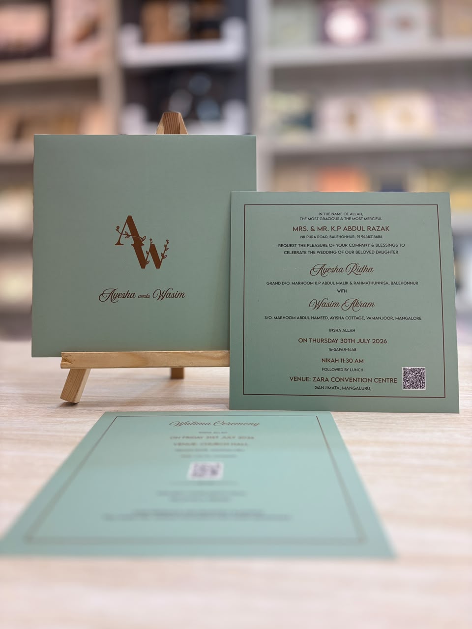 Sage Green Monogram Wedding Suite