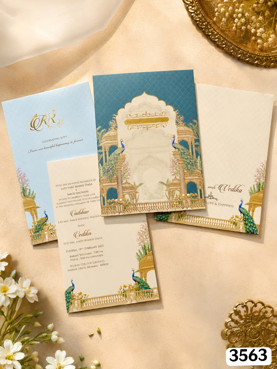 Cyan Peacock Palace Suite