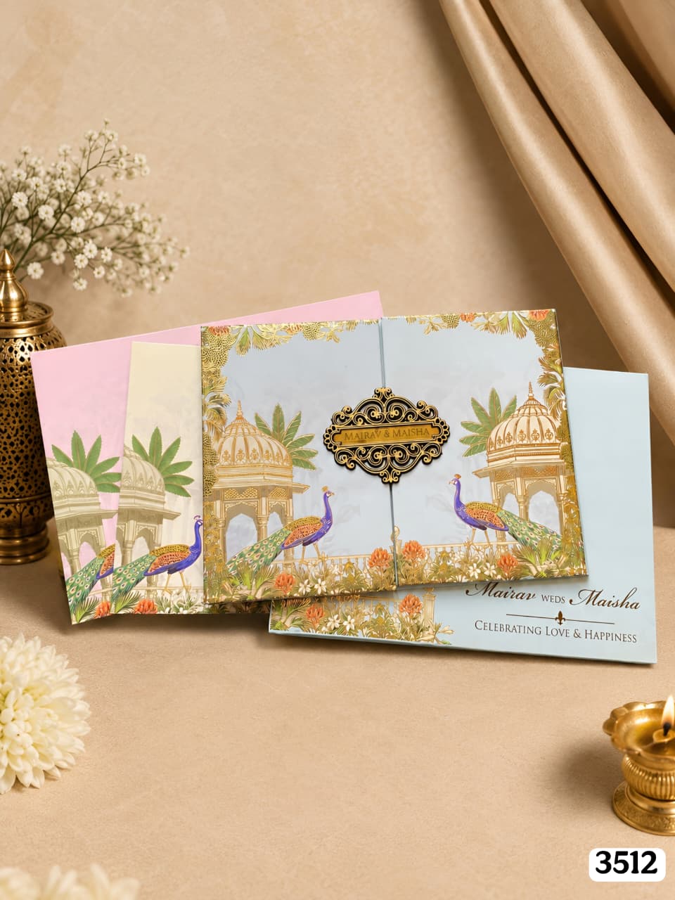 Peacock Mughal Pavilion Gatefold Suite