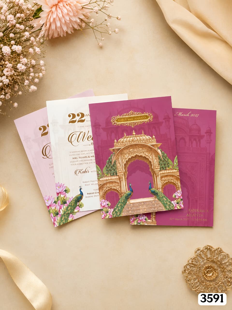 Magenta Royal Peacock Archway Suite