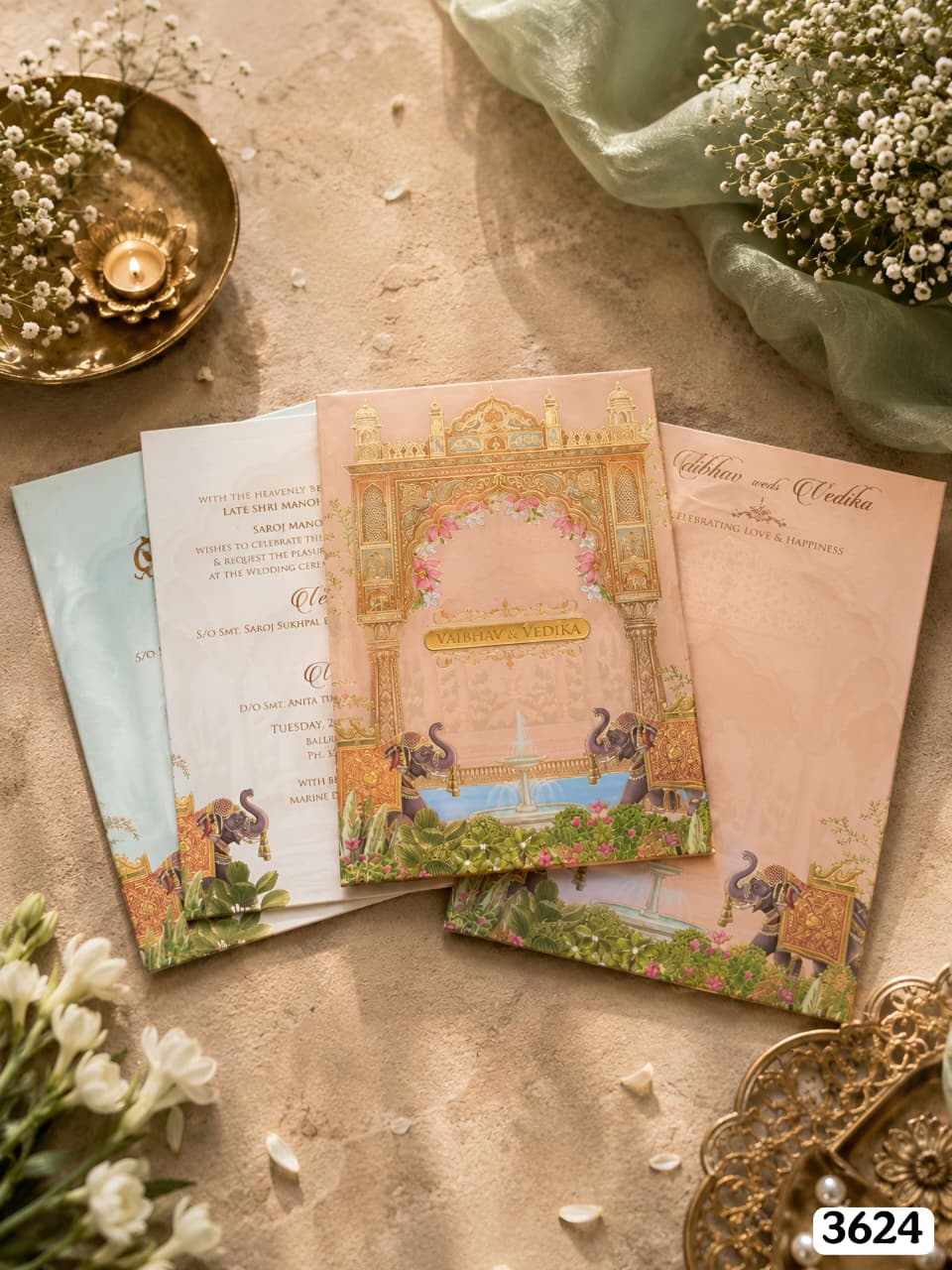Royal Elephant Archway Peach Suite