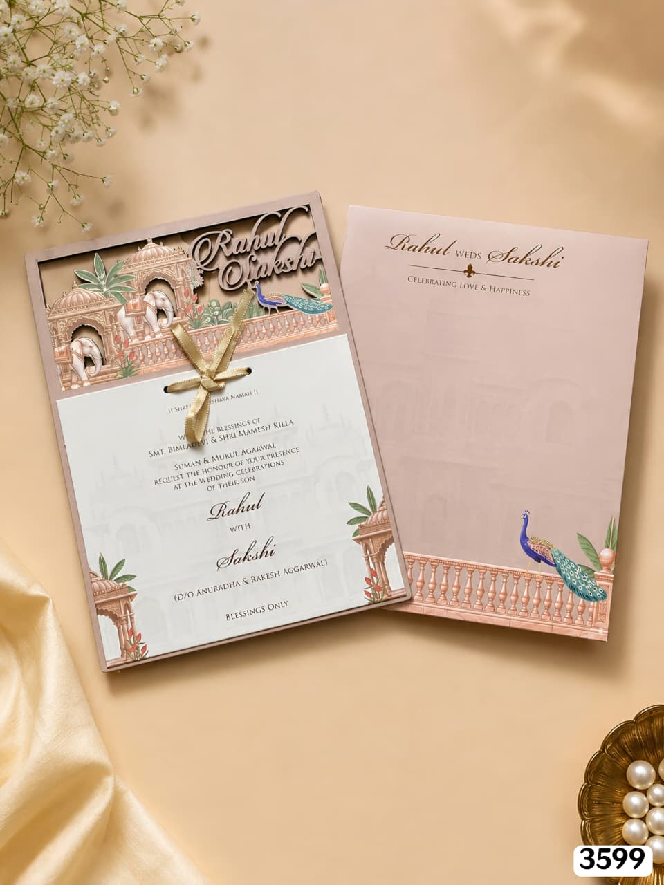 Mughal Palace Laser-Cut Ribbon Suite