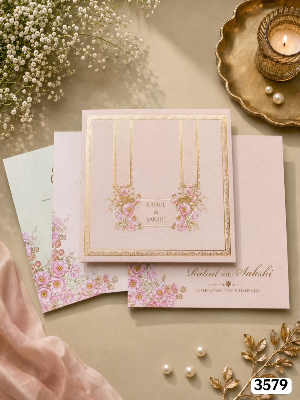VF3579 Soft Pink Botanical Arch Suite